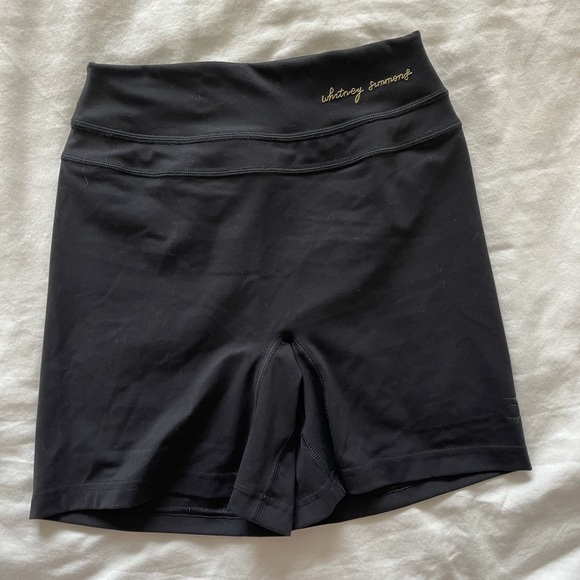 Gymshark x Whitney Simmons black shorts NWT - Picture 2 of 3